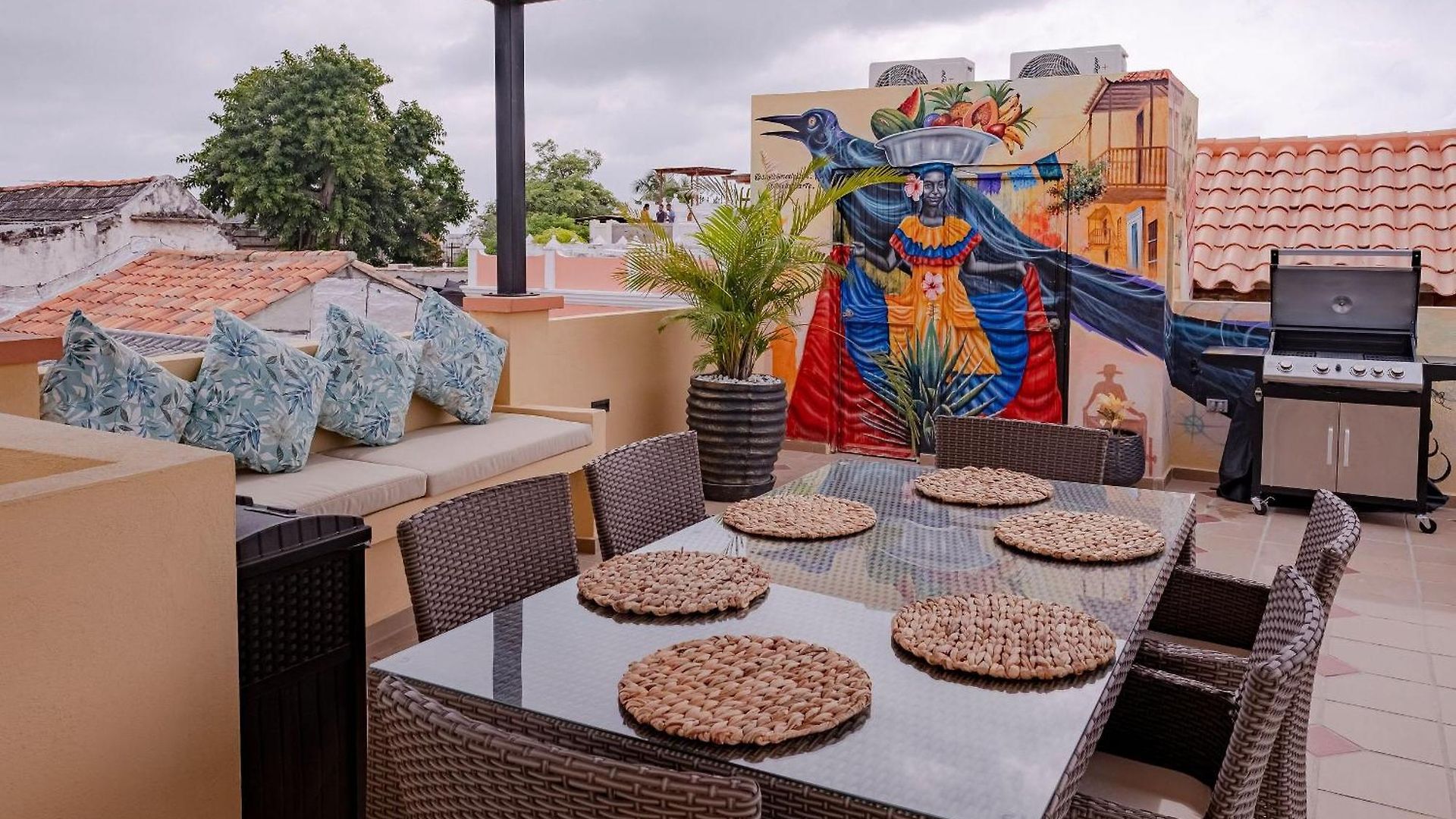 Сasa de vacaciones Oasis Colombomexicano En El Corazón De Cartagena